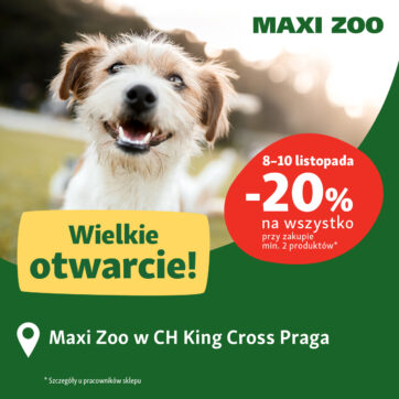 Otwarcie drugiego sklepu Maxi Zoo na Pradze Południe