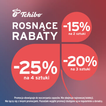 Rosnące rabaty w Tchibo!