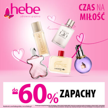 do -60% na wybrane zapachy